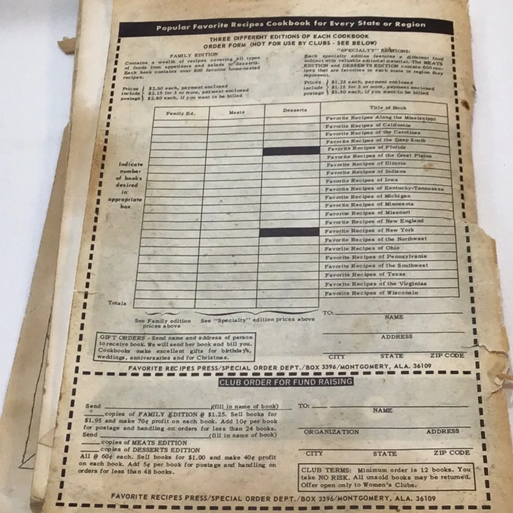 Very vintage Ground Beef Cookbook well used condition